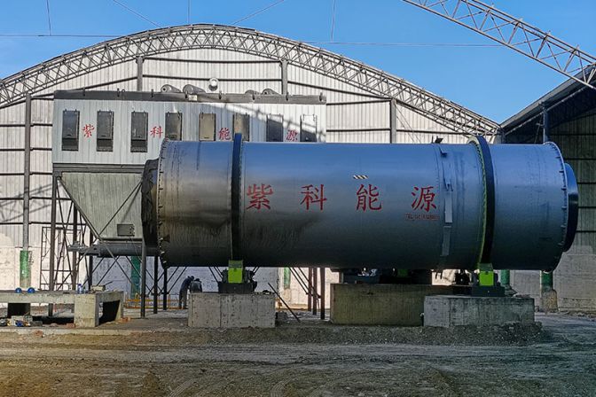 烘干生产线安装现场